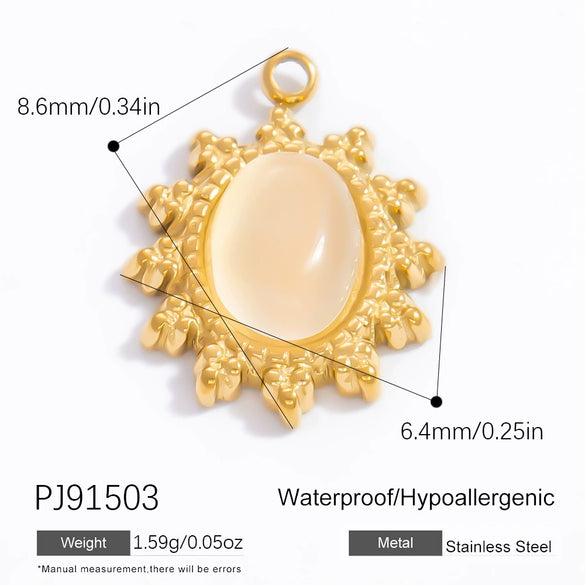 Stainless Steel Honeypot Pattern Handmade Jewelry Accessories Pendant Necklace Bracelet With Electroplating