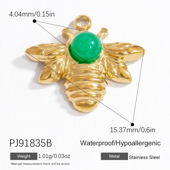 Stainless Steel Honeypot Pattern Handmade Jewelry Accessories Pendant Necklace Bracelet With Electroplating