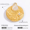 Stainless Steel Honeypot Pattern Handmade Jewelry Accessories Pendant Necklace Bracelet With Electroplating