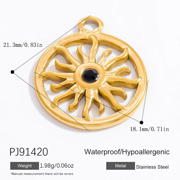 Stainless Steel Honeypot Pattern Handmade Jewelry Accessories Pendant Necklace Bracelet With Electroplating