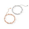 Stainless Steel Horseshoe Buckle Bracelet Geometric Electroplating Women's Light Luxury Jewelry