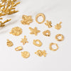 Stainless Steel Hydraulic Jewelry Accessories Diy Handmade Geometric Pendant