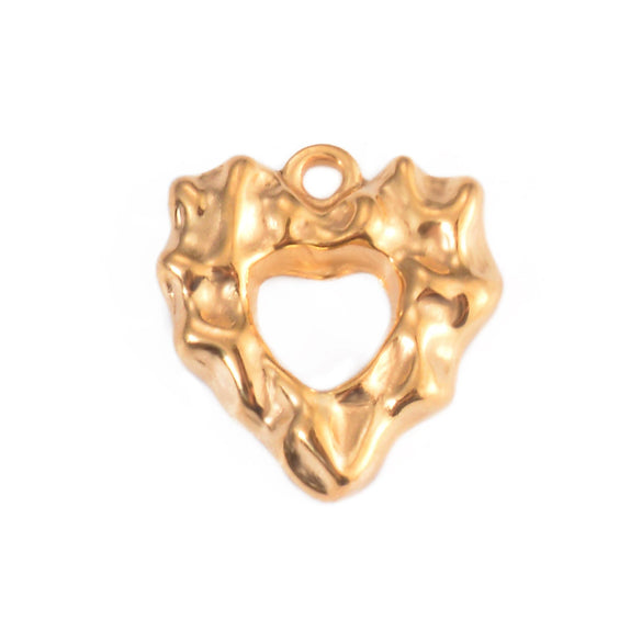 Stainless Steel Hydraulic Jewelry Accessories Diy Handmade Geometric Pendant