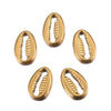 Stainless Steel Hydraulic Metal Shell Beads Handmade Necklace Jewelry Accessories Materials Electroplated
