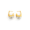 Stainless Steel Ice Cream Shape Electroplated Women's Earrings