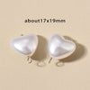 Stainless Steel Imitation Pearl Irregular Baroque Perforated Pendant Bracelet Necklace Accessories With Electroplating