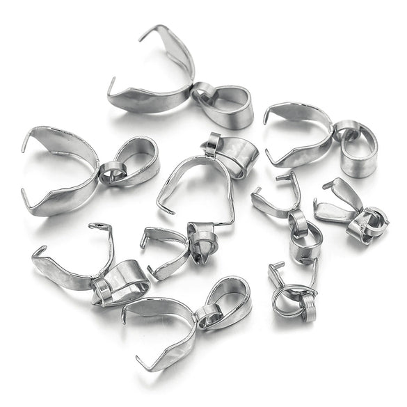 Stainless Steel Jade Clip Buckle Pendant Golden Melon Buckle Real Gold Plated Diy Accessories Wholesale
