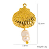Stainless Steel Jewelry Accessories Apple Cross Love Diamond Oil Drop Shell Joker Pendant Electroplating