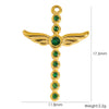 Stainless Steel Jewelry Accessories Apple Cross Love Diamond Oil Drop Shell Joker Pendant Electroplating