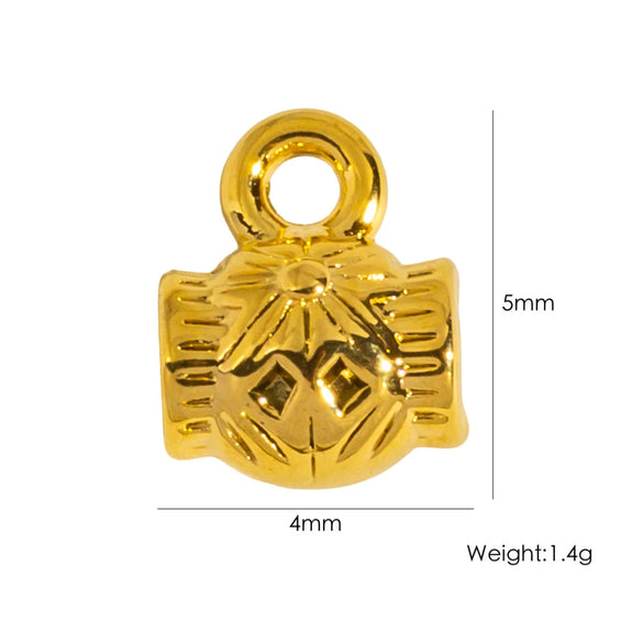 Stainless Steel Jewelry Accessories Apple Cross Love Diamond Oil Drop Shell Joker Pendant Electroplating