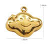 Stainless Steel Jewelry Accessories Apple Cross Love Diamond Oil Drop Shell Joker Pendant Electroplating