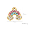 Stainless Steel Jewelry Accessories Apple Cross Love Diamond Oil Drop Shell Joker Pendant Electroplating