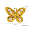 Stainless Steel Jewelry Accessories Apple Cross Love Diamond Oil Drop Shell Joker Pendant Electroplating
