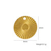 Stainless Steel Jewelry Accessories Apple Cross Love Diamond Oil Drop Shell Joker Pendant Electroplating