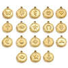 Stainless Steel Jewelry Accessories Butterfly Heart Cross Round Pendant Bracelet Necklace Earrings Electroplated