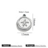 Stainless Steel Jewelry Accessories Butterfly Heart Cross Round Pendant Bracelet Necklace Earrings Electroplated