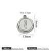 Stainless Steel Jewelry Accessories Butterfly Heart Cross Round Pendant Bracelet Necklace Earrings Electroplated