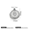 Stainless Steel Jewelry Accessories Butterfly Heart Cross Round Pendant Bracelet Necklace Earrings Electroplated