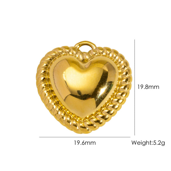 Stainless Steel Jewelry Accessories Cute Pendant Electroplated Color Retaining Necklace Pendant Accessories For Women