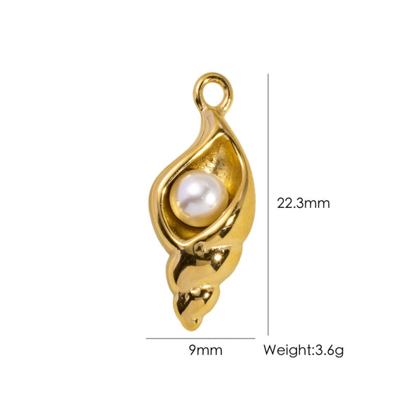 Stainless Steel Jewelry Accessories Cute Pendant Electroplated Color Retaining Necklace Pendant Accessories For Women