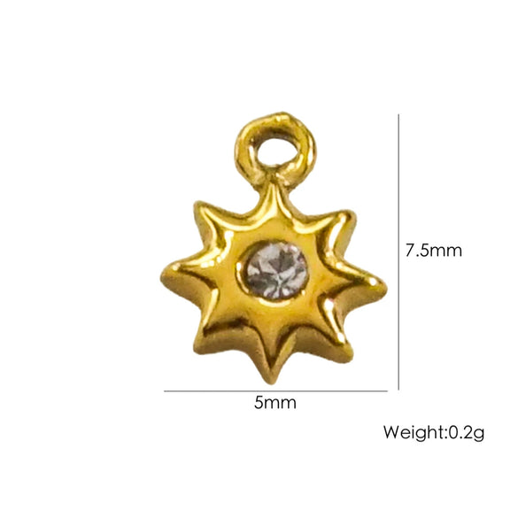 Stainless Steel Jewelry Accessories Electroplating Oil Dropping Diamond Allmatch Necklace Bracelet Earrings