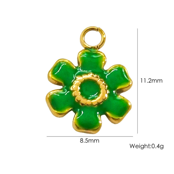 Stainless Steel Jewelry Accessories Electroplating Oil Dropping Diamond Allmatch Necklace Bracelet Earrings