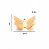Stainless Steel Jewelry Accessories Geometric Butterfly Cut Out Sixpointed Star Palm Heartshaped Triangle Diy Necklace Bracelet Electroplated