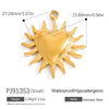 Stainless Steel Jewelry Accessories Luxury Niche Inlay White Stone Electroplated