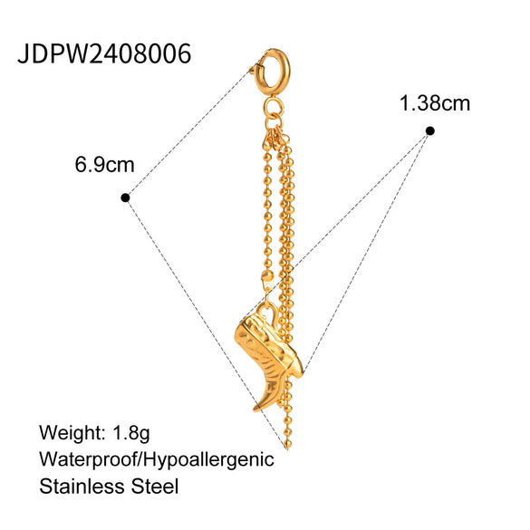 Stainless Steel Jewelry Accessories Minimalist Bikini Connection Buckle Electroplated Diy Pendant