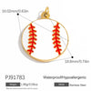 Stainless Steel Jewelry Accessories Oil Dripping Style Diy Handmade Necklace Bracelet Earrings Pendant For Women