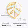 Stainless Steel Jewelry Accessories Oil Dripping Style Diy Handmade Necklace Bracelet Earrings Pendant For Women