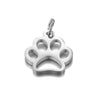 Stainless Steel Jewelry Accessories Pendant With Polished Cut Out Love Letter Cat Paw Dog Paw And Geometric Shape Electroplated