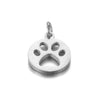 Stainless Steel Jewelry Accessories Pendant With Polished Cut Out Love Letter Cat Paw Dog Paw And Geometric Shape Electroplated