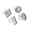 Stainless Steel Jewelry Accessories Ring Round Square Rectangular Tray Geometric Original Design 18K Gold Plated Diy