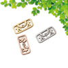 Stainless Steel Jewelry Accessories Square Elephant Hollow Pendant Mirror Polished