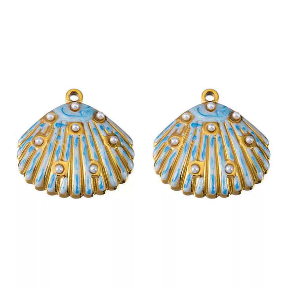 Stainless Steel Jewelry Accessories Starfish Turtle Manta Ray Pendant Electroplated