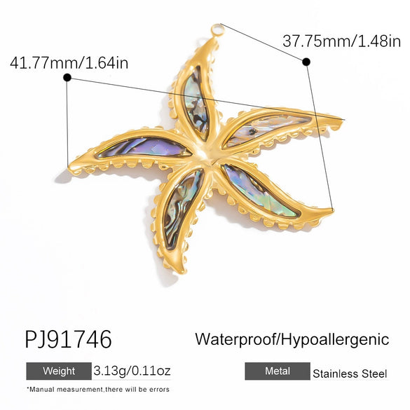 Stainless Steel Jewelry Accessories Sun Seahorse Butterfly Pendant Handmade Dripping Oil Necklace Bracelet Pendant