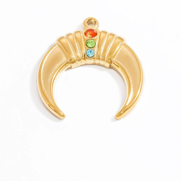 Stainless Steel Jewelry Accessories Sun Seahorse Butterfly Pendant Handmade Dripping Oil Necklace Bracelet Pendant