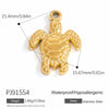 Stainless Steel Jewelry Accessories Turtle Starfish Necklace Bracelet Pendant Electroplated