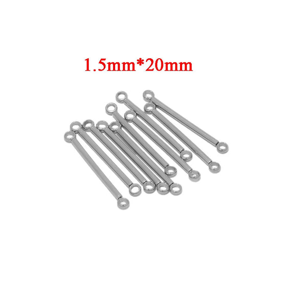 Stainless Steel Jewelry Accessories With Double Ring And Solid Color Pattern Welded And Gold Color Plated