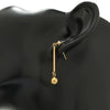 Stainless Steel Jewelry Accessories With Double Ring And Solid Color Pattern Welded And Gold Color Plated