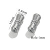 Stainless Steel Jewelry Accessories With Peanut Buckle And Totem Pattern Electroplated