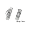 Stainless Steel Jewelry Accessories With Peanut Buckle And Totem Pattern Electroplated