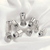 Stainless Steel Jewelry Accessories With Peanut Buckle And Totem Pattern Electroplated