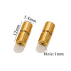 Stainless Steel Jewelry Accessories With Peanut Buckle And Totem Pattern Electroplated