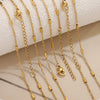 Stainless Steel Jewelry Chain Accessories With Dragon Pattern Handmade Electroplating Craft Minimalist Necklace Bracelet