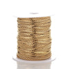 Stainless Steel Jewelry Chain Cuban Chain Electroplated Diy Necklace Bracelet Accessories