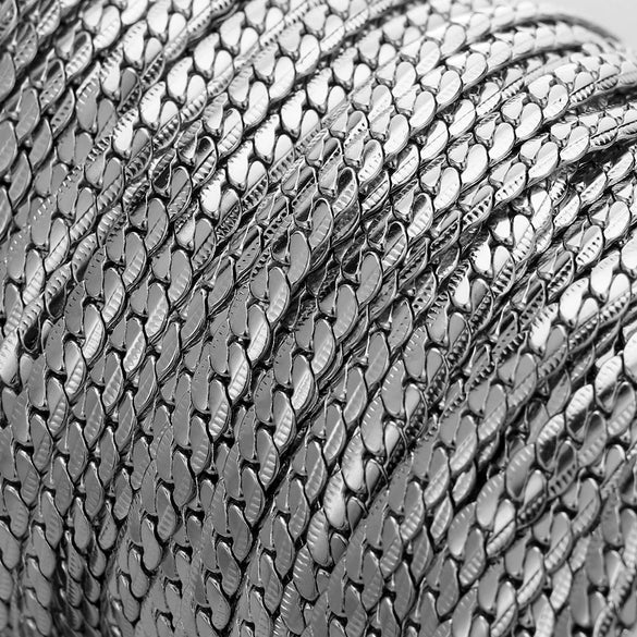 Stainless Steel Jewelry Chain Cuban Chain Electroplated Diy Necklace Bracelet Accessories
