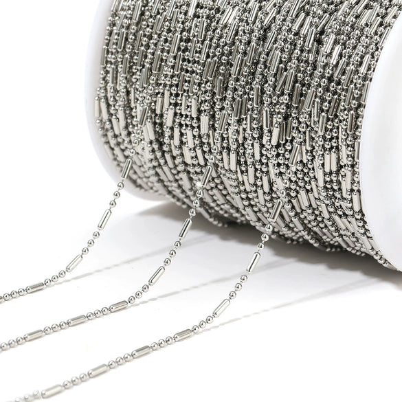 Stainless Steel Jewelry Chain Dripping Oil Bead Chain Diy Necklace Bracelet Foot Chain Accessories