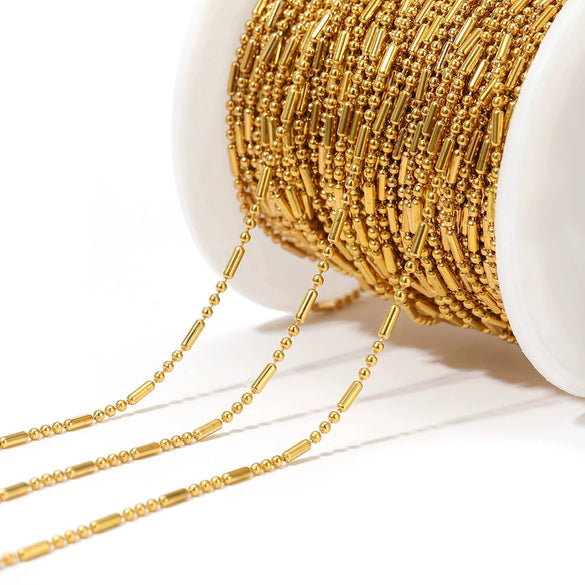 Stainless Steel Jewelry Chain Dripping Oil Bead Chain Diy Necklace Bracelet Foot Chain Accessories